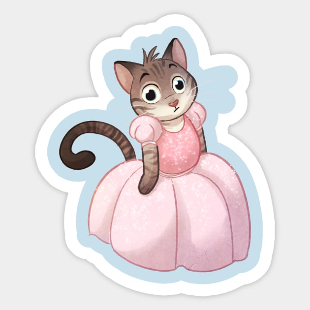 The Prettiest Kitty Sticker by ChelseaKenna